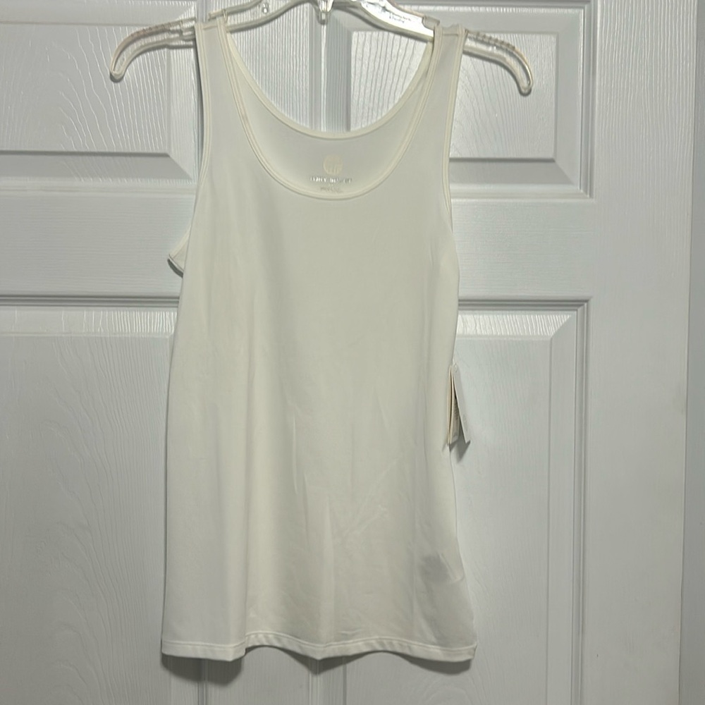 Tory Burch Sport NWT medium women’s white Performance Tank